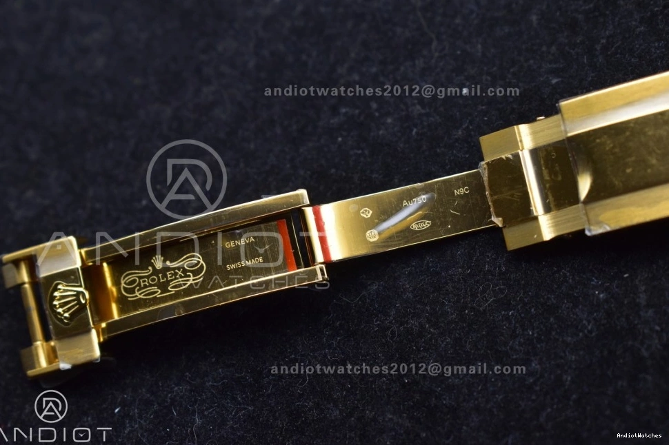 807 Oysterflex SH4131 Daytona 1:1 YG (Weighted) V6 QF on 126518 Black Best Edition Strap Sophisticated Dial 1223